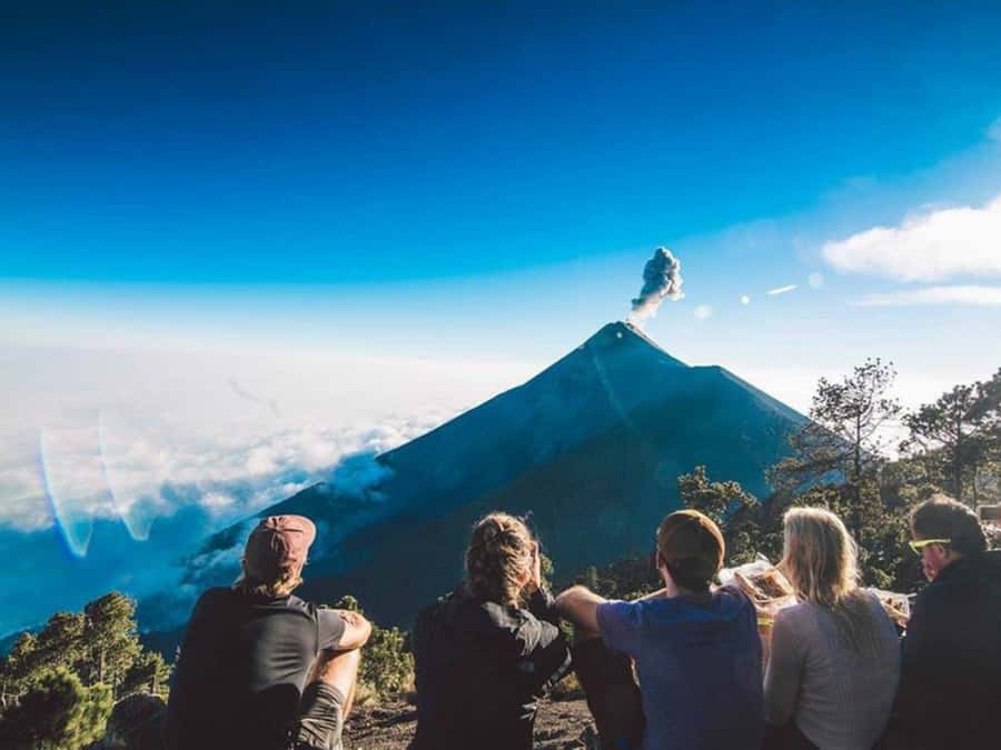 2-day tour from Antigua 1 night in Acatenango Volcano - From La Soledad through fields and pine forest