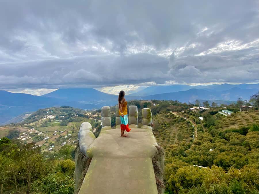 Antigua: Altamira and Hobbitenango Movie Themed Parks Tour - Altamira and the giant wooden hand