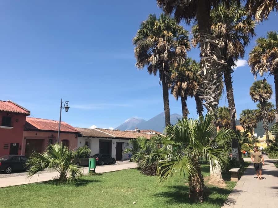 Antigua Guatemala , Full-Day Shared Tour from Guatemala City - La Merced Church and Antigua’s yellow facade