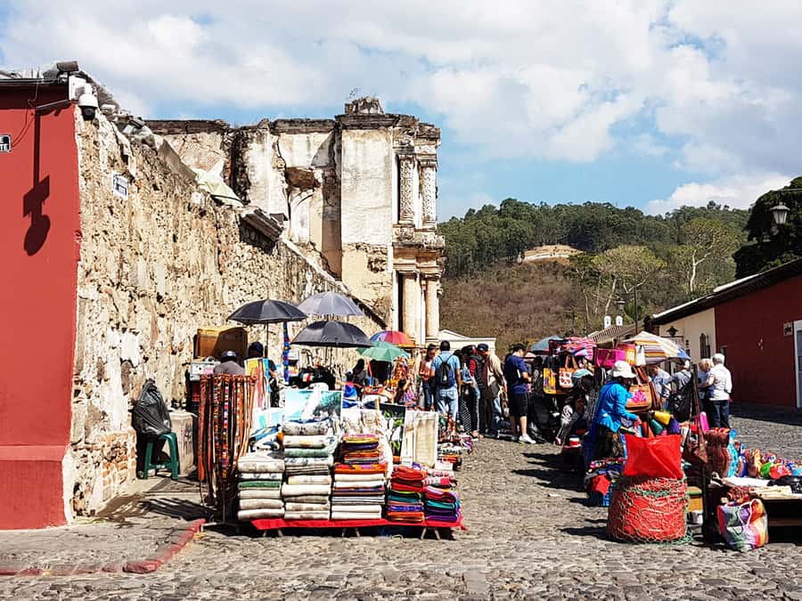 Antigua Guatemala: Morning Tour from Guatemala City - La Merced’s yellow facade and twin bell towers