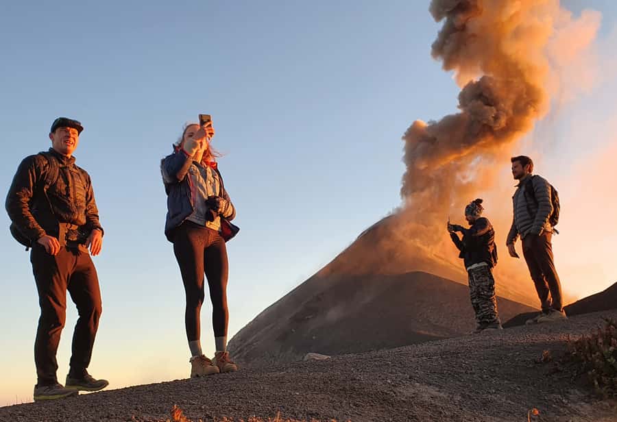 Antigua, Guatemala: Volcano Acatenango Overnight Hiking - The five to seven hour climb through changing ground