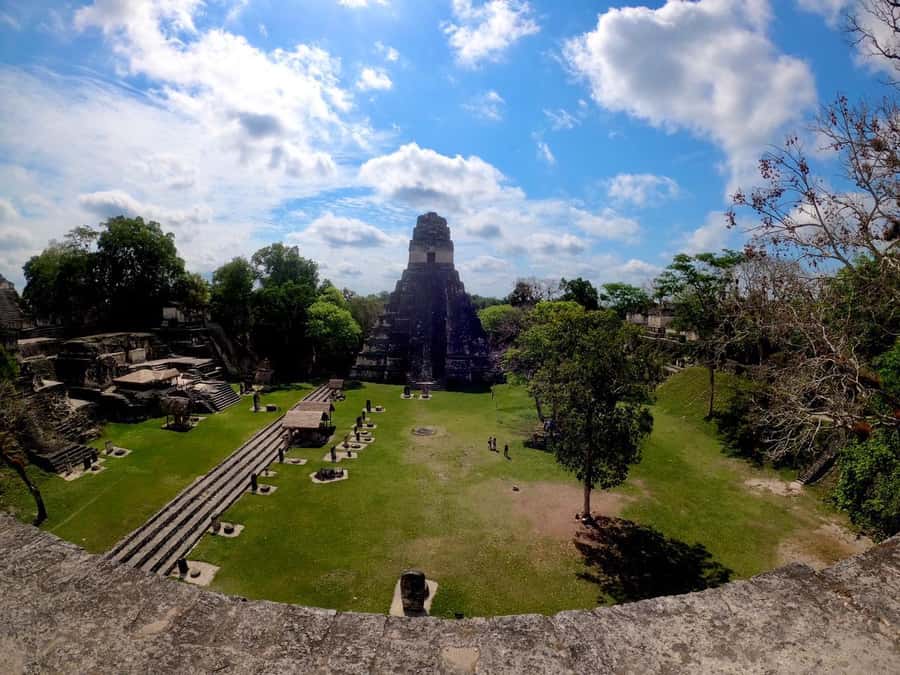 From Flores: Tikal Guided Tour with Transportation - Walking through the Great Plaza