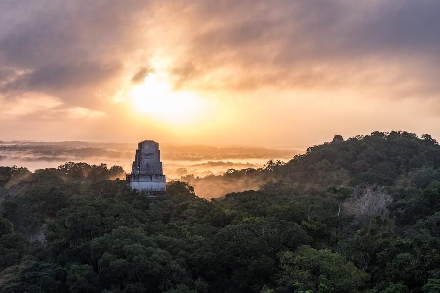 From Flores: Tikal Ruins Sunrise Guided Tour - Walking among Tikal’s temples and plazas