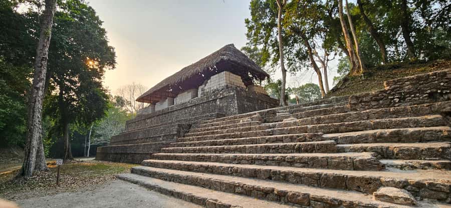 From Flores: Yaxha at Sunset Guided Tour - Climbing Temple 216 for the sunset