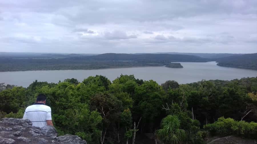 From Flores: Yaxha Ruins Guided Tour - The shared van: good value, limited personal space