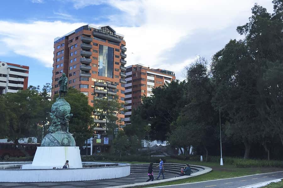 Half-Day Guatemala City Explorer Tour - Berlin Plaza and the view toward Pacaya