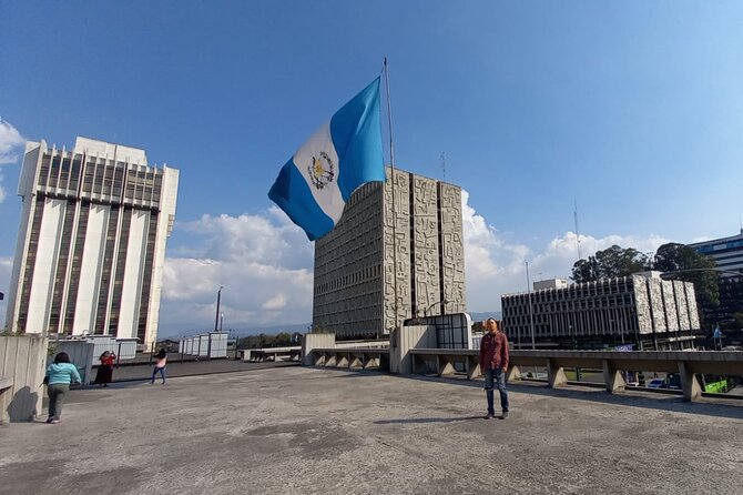 Half-Day Guatemala City Tour - Plaza Berlin and the view toward Pacaya Volcano