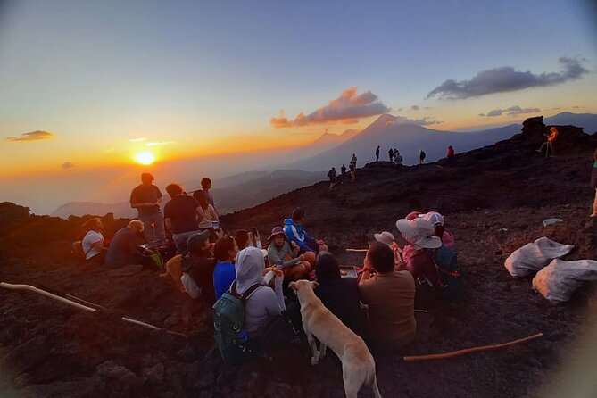Hike to Pacaya Volcano from Antigua - The lava plateau and restricted crater area