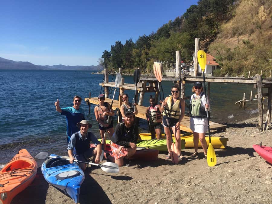 Kayak Hike Adventure. Visit Tzununa, Jaibalito, Santa Cruz - Starting beside Lake Atitlán at Los Elementos