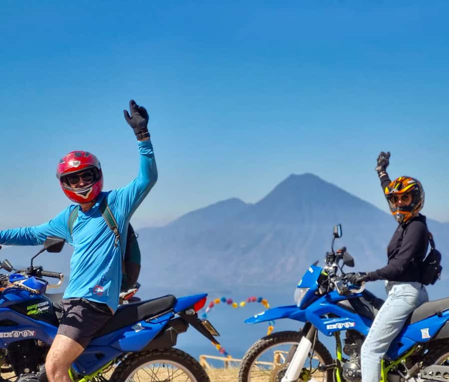 Lake Atitlán Motorcycle Adventure - Different views from the lake’s towns and lookouts