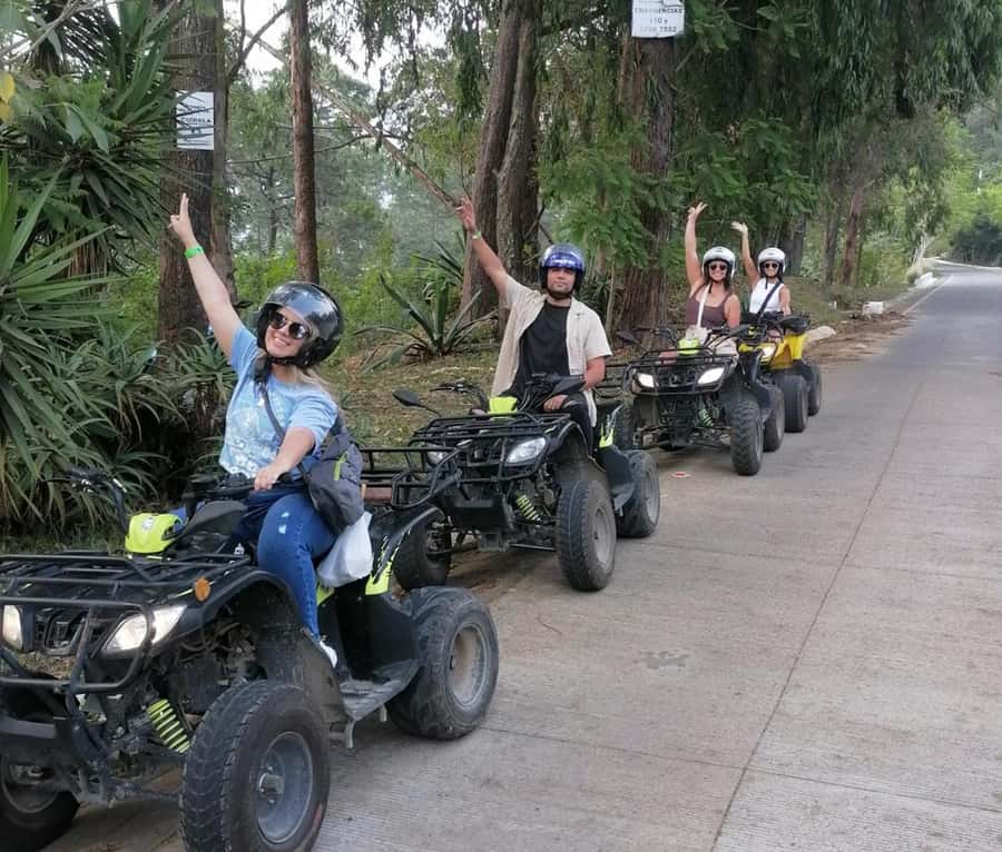 Sky high ATV adventure - Cerro de la Cruz, Antigua from above