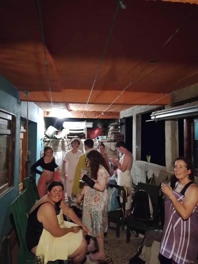 Temazcal sauna and dinner experience, cultural sharing - Spanish, translation, and communication