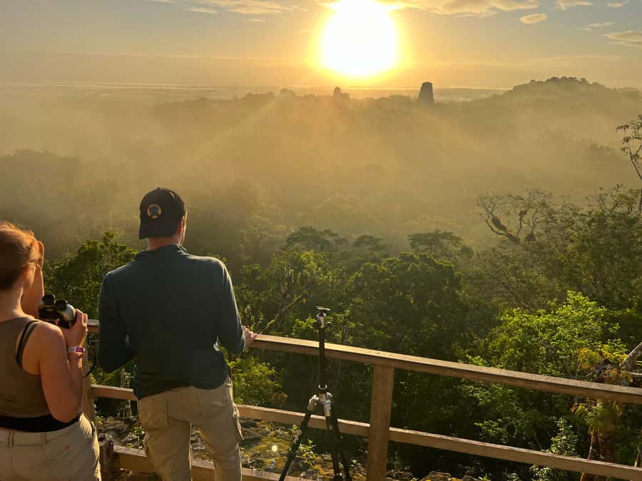 Tikal Sunrise, Archeological focus and Wildlife Spotting - North Acropolis: layers of Maya power