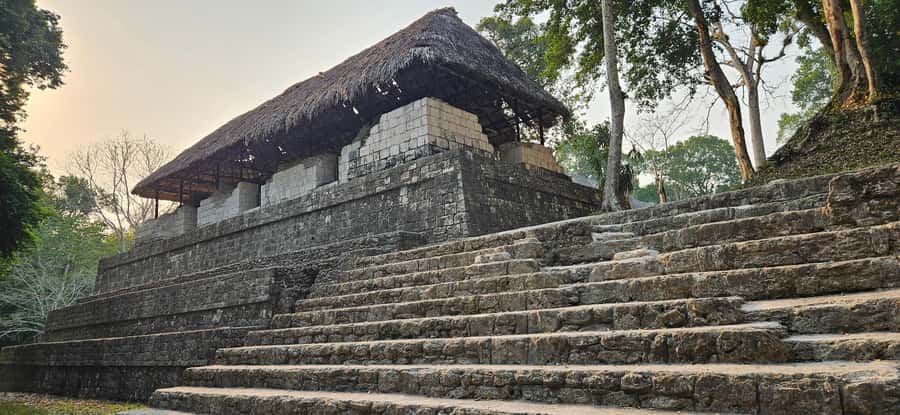 Yaxha at sunset with transportation, guide plus entrance - The 12:15 PM Departure From Flores